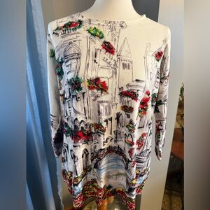 Joseph A size large lightweight sweater top.